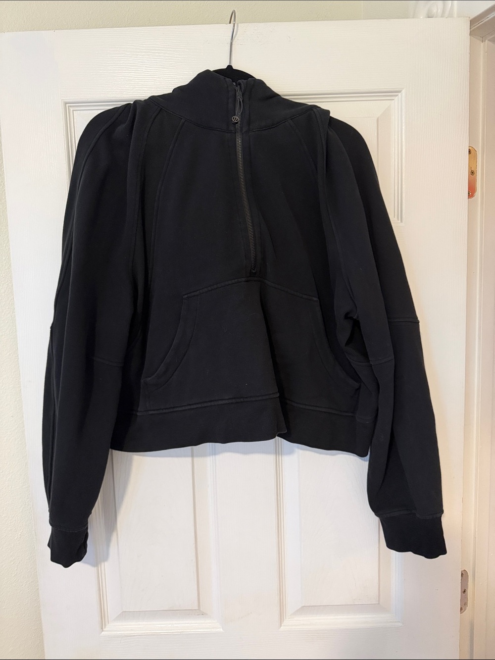 Lululemon Black Half-Zip Hoodie Jacket - Women Size XL/XXL